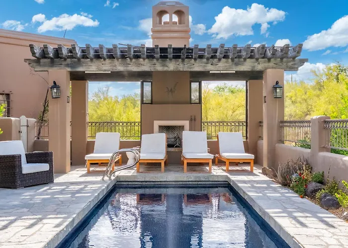 Dom wakacyjny Luxury Estate With Pool Sport Court & Mtn Views Cave Creek